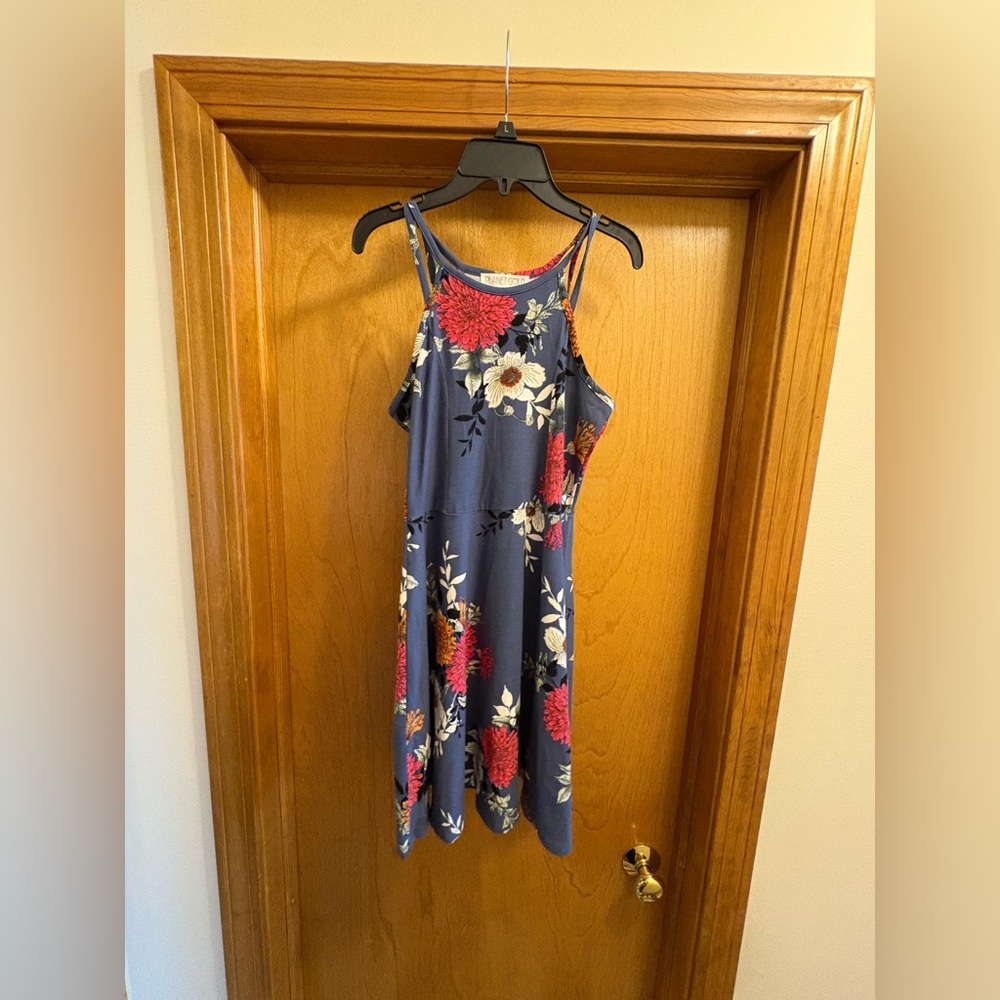 Planet Gold Floral Dress